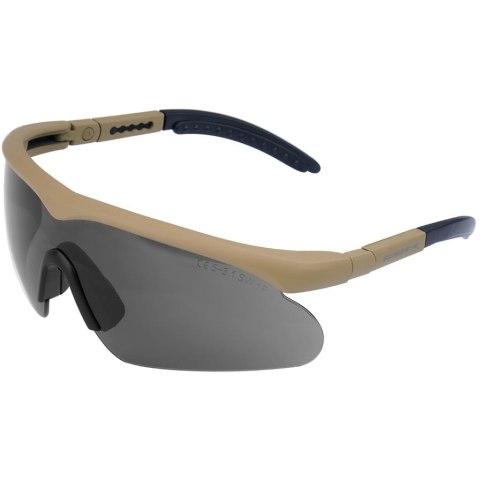 Swiss Eye Okulary strzeleckie Raptor Coyote z zestawem wizjerów