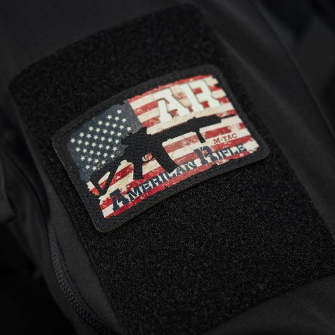 M-Tac Naszywka AR-15 American Rifle Black/GID