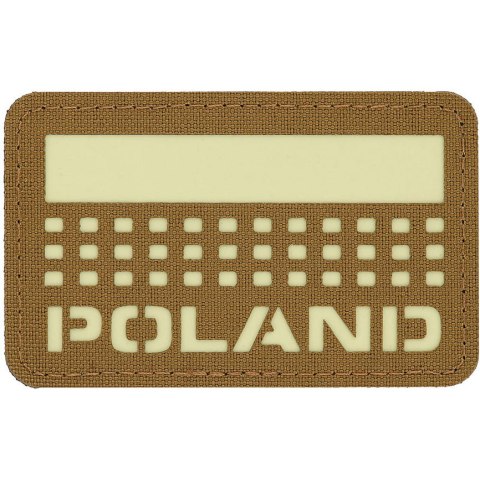 M-Tac Naszywka Flaga Poland Laser Cut Coyote Luminate
