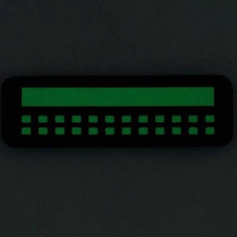 M-Tac Naszywka Flaga Polski Laser Cut Black Luminate